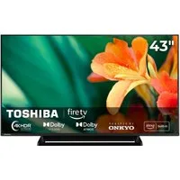 Toshiba 43UF3F63DAR LCD-LED Fernseher (108 cm/43 Zoll, 4K Ultra HD, Fire TV, HDR Dolby Vision, Triple-Tuner, Alexa Built-In, Sound by Onkyo)