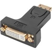 Adapter DisplayPort auf DVI-I schwarz