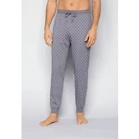 JOOP! Pyjamahose Leisure mit Cornflower-Print, seitlichen Taschen und Bindeband