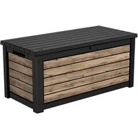 Keter Gartenbox "NORTHWOOD" 623L 157x72x69cm Deckel bis 270kg belastbar, abschließbar