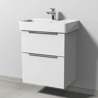 Sanipa 3way Waschtischunterbau zu Laufen Pro S Waschtisch mit 2 Auszügen, Weiß-Soft UM78543