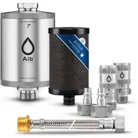 Alb Filter Wasserfilter Active Trinkwasserfilter, reduziert Schadstoffe, mit Aktivkohle, Made in Germany, Edelstahl