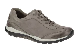 Gabor 06.965.32 ROLLINGSOFT Damenschuhe Grau fango Nubuk Oil DriTan