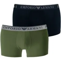 Emporio Armani Trunk 2er Pack Endurance Trunk Stretch Cotton (2-St., 2 Stück) mit umlaufenden Markenschriftzügen