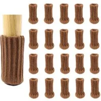 TUWENA Tischbein 24 Stück Stuhlbeinsocke Möbel Socken mit Fühlte Pads, Schutz Stuhl