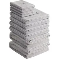 Sansibar Sylt Handtuch Set Handtuch Set Classic 10-tlg 100% Baumwolle, extra flauschig, saugstark, (10-St), pflegeleicht, trocknergeeignet, edle Stickerei, maritimes Design