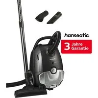 Hanseatic Bodenstaubsauger super silence, höhenverstellbares Saugrohr, 800 W, mit Beutel, inkl. 3 Jahre Herstellergarantie