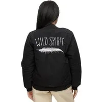 Worldclassca Bomberjacke Worldclassca Bomber Jacke mit Wild Spirit Print Übergangs Freizeit