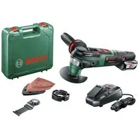 Bosch Home & Garden Akku-Multifunktionswerkzeug AdvancedMulti 18, 18 V, Set, mit Zubehörset, Akku 18V/2,5 Ah und Ladegerät im Koffer