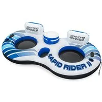 Bestway Schwimmsessel Schwimmring Hydro Force Rapid Rider II 251x132cm, mit integrierter Kühltasche