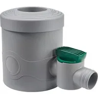 GARANTIA Regentonne Regensammler DN 68-100 mit Hahn grau inkl. Filtereinsatz, 0 l