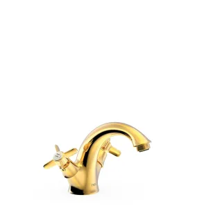 Tres 2 Griff Waschtischarmatur Mit Griff G3/8" flexible Anschlussschläuche, 24210201OR 24210201OR