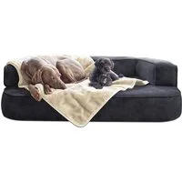 tierlando® Tierdecke Hundedecke LILLY Flauschige Haustier-, Welpen-, Katzen-, Plüschdecke, Kuschelweich, Waschbar