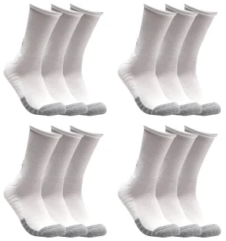 12 Paar Under Armour HeatGear Crew Socken Unisex Sportsocken