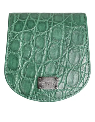 Grünes exotisches Hautmünzen-Kondometui Halter Taschenbörse