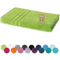 Lavea Handtücher Bali Handtuch 50x100 cm, Sporthandtuch, Fitness-Handtuch, Weiches Bio-Baumwollfrottee (1-St), pflegeleicht, GOTS-zertifiziert, extra saugstark mit 500g/m²