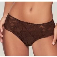 LASCANA Stringpanty aus floraler Spitze in transparenter Optik