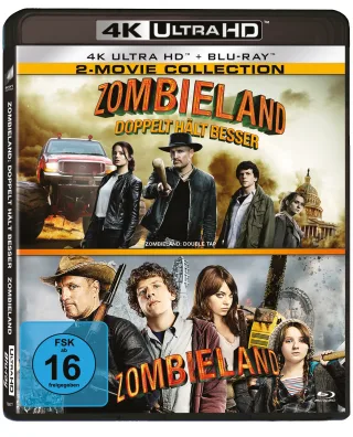 Zombieland 1 & 2 - 4-Disc-Set (2 4K Ultra-HD 2 BD Limited Edition) exklusiv bei Amazon.de [Blu-ray]