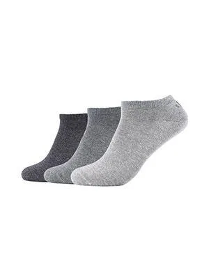 s.Oliver Red Label - Unisex 3er Pack Sneakersocken grau - Gr. - 35-38