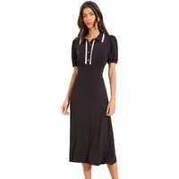 LIPSY Midikleid Lipsy Midikleid mit Puffärmeln, Regular (1-tlg)