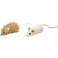 Beeztees Tierkuscheltier Katzenspielzeug ECO Maus Seerp