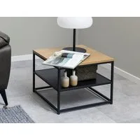 ACTONA GROUP Couchtisch in Wildeiche, MDF - 55x42x55cm (BxHxT)