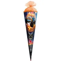 Roth Schultüte Roth Motiv-Schultüte, Monstertruck Fire, 100cm, eckig, Rot(h)-Spitze