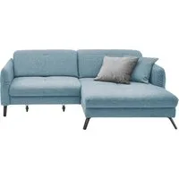 set one by Musterring Ecksofa SO 4400 V, wahlweise mit motorischer Bettfunktion & Kopfverstellung, Fuß schwarz