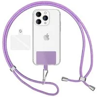 Nalia Handykette Universal Smartphone, Buntes Handy Band zum Umhängen mit Pad / 160 cm Schlüsselband Lanyard