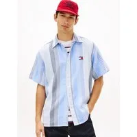 Tommy Jeans Kurzarmhemd RELAXED STRIPE Relaxed fit mit Streifenmuster