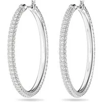 Swarovski Paar Creolen Dextera Round, mit Swarovski® Kristall