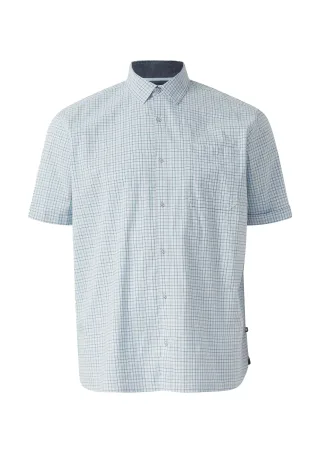 s.Oliver - Hemd blau/mehrfarbig - Gr. - 3XL