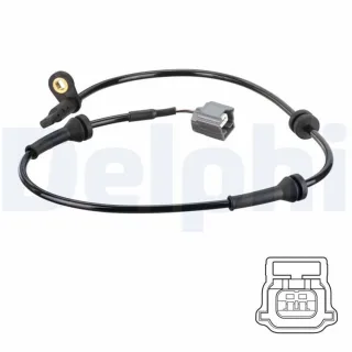 Delphi ABS-Sensor vorne Nissan Qashqai X-Trail Renault Koleos SS20802