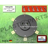 Plastik Parts Mährobotermesser Messerscheibe 6 Klingen Messerteller WORX Landroid S M S500 M800 M1000