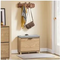 SoBuy Schuhbank FSR199, Sitzbank mit Stauraum, Schuhregal Schuhschrank, Flur, Schlafzimmer
