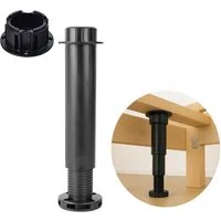 Prima-Online Möbelfuß 1 Set Möbelfuß mit Montagekopf Bettfuß verstellbar Stützfuß 15-25cm