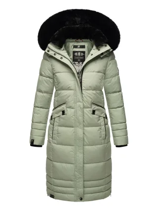Navahoo Damen Winterjacke Fahmiyaa – Lang, Warm & Funktional mit Kapuze
