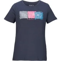 Killtec T-Shirt KOS 18 WMN TSHRT Leichtes, schnelltrocknendes Damen T-Shirt mit Stretch und Print