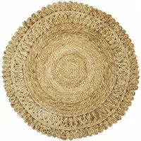 carpetfine Sisalteppich Juteteppich Luca, rund, Höhe: 13 mm, natürliches Pflanzenmaterial von Hand gewebt, Boho Style