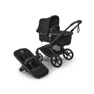 Bugaboo Fox 5 Renew - Heritage Black - Kinderwagen-Set mit Liegewanne und Sitz
