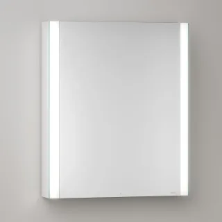 KEUCO Royal Atlas LED Spiegelschrank 60 x 71 x 12,7 cm mit 1 Tür, Anschlag rechts, Aufputz 211201450010