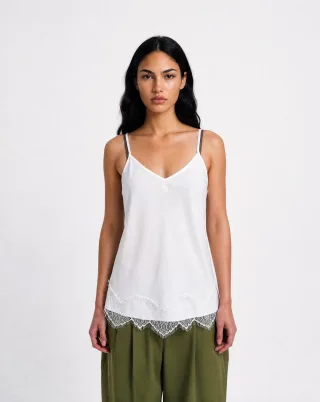 Smith&Soul - Lace Top offwhite - Gr. - XL