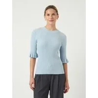 Y.A.S Rundhalspullover YASMIKLA SS KNIT TOP S. NOOS