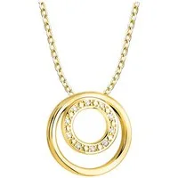 Sofia Milani Kette mit Anhänger Kreise, 925 Silber Damen Schmuck - N0878