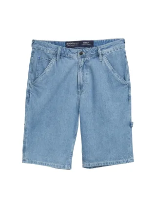 Denim Tom Tailor - TTWAYLEN RELAXED Jeans Shorts clean mid stone blue denim - Gr. - S