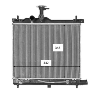 NRF Motork?hler gel?tet Hyundai I10 58460