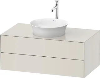 Duravit White Tulip Konsolenwaschtischunterbau wandhängend Nordic Weiß Seidenmatt 1000x550x408 mm -  WT498603939