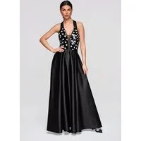 OMBRE Abendkleid Maxi-Abendkleid mit ausgestelltem A-Linien-Rock
