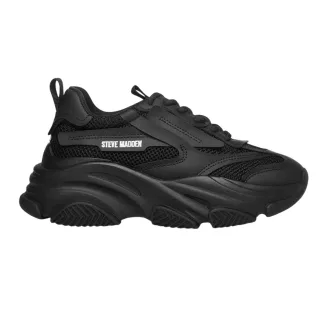 Steve Madden - "Possession-E" Sneaker für Damen, Klobige Plattform (Schwarz)