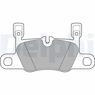 Delphi Bremsbel?ge hinten Porsche 911 992 3,0